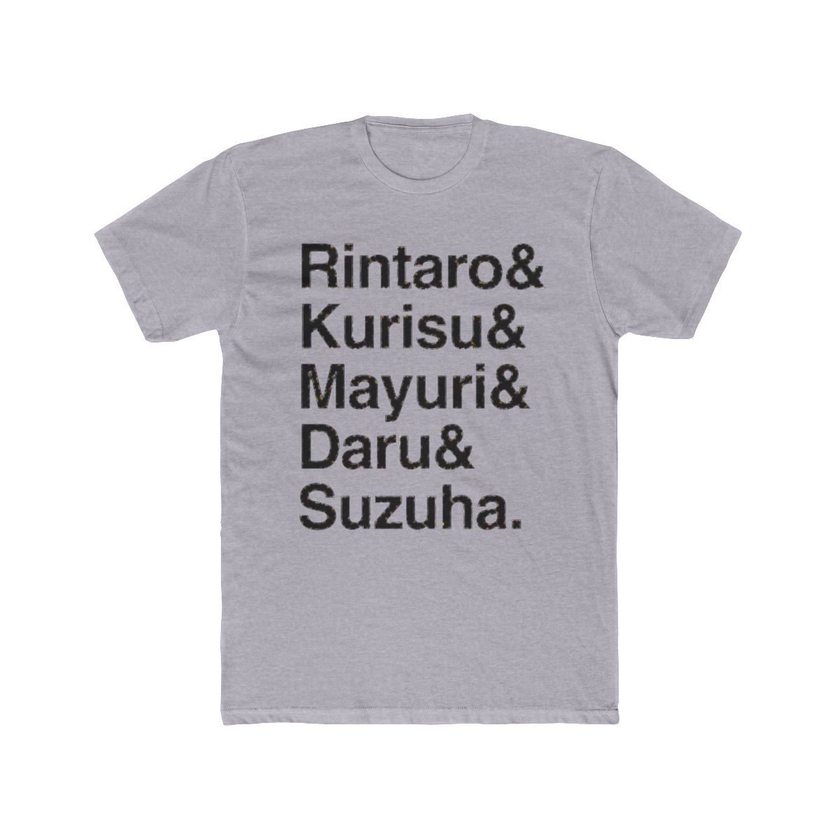 Rintaro & Kurisu & Mayuri & Daru & Suzuha T Shirt | Steins;Gate - alternate angle 3, merchandise